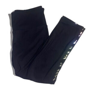 Kirkland Signature Reflective Black Leggings Woman’s Medium